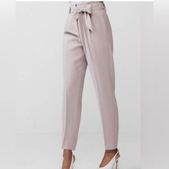 Express Pants - NWT Express Light Pink Ankle Super High Rise Pants Size 16S